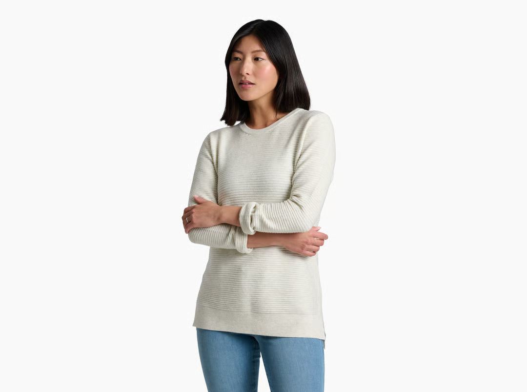 Women's Solace Crew Tunic Sweater - Natural